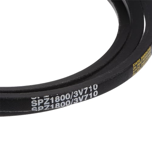 uxcell 3V710 Rubber V Belt 71" Length x 0.38" Width x 0.31" Thick, Industrial Power Transmission Belt - size: 71" Length