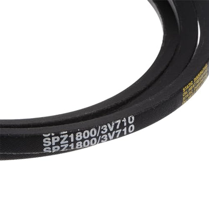 uxcell 3V710 Rubber V Belt 71" Length x 0.38" Width x 0.31" Thick, Industrial Power Transmission Belt - size: 71" Length