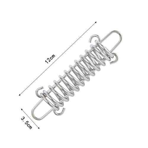 4.7" Tension Springs with Hook Ends,304 Stainless Steel Sunshade Hardware - size: 8 PCS Large (4.7 in)