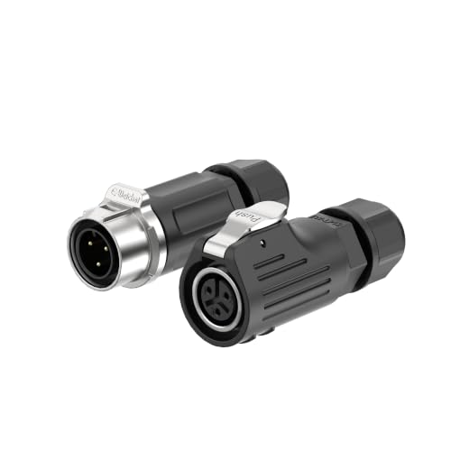 LP12 3PIN Industrial Waterproof Connector IP68 Quickly Plugging Aviation Connector Solder-Assembly M12 3PIN Circular Connector Fast Release Electrical Connector Female Plug&Male Socket - size: 3 Pin, style: Female Plug / Male Socket