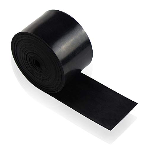 DOBTIM Thin Solid Neoprene Rubber Strips 1/16 (.062)" Thick X 2" Wide X 110" Long, Rubber Sheets, Rolls & Strips Use for Gaskets, Sealing, Bumpers, Protection, Abrasion, Flooring - size: 2" X 110", style: .062" thick (No Adhesive）