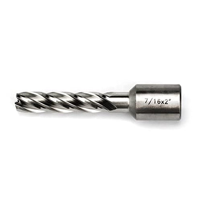 OSCARBIDE 7/16" x 2" HSS Annular Cutter 3/4" Weldon Shank Mag Drill Bit