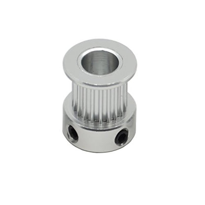 5PCs Aluminum 2GT Timing Pulley 20 Teeth Bore 8mm for 3D Printer 10mm Width 2GT Timing Belt - size: 20 teeth, style: 8mm bore, for 10mm belt