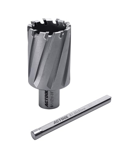 1-1/2'' Diameter x 1-3/8'' Depth of Cut Carbide Tipped TCT ANNULAR Cutter with 3/4'' Weldon Shank - size: 1-1/2'' x 1-3/8''