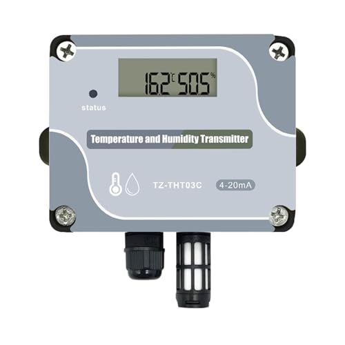 Tzone 4-20mA Temperature Humidity Transmitter Industrial Analog Temp Sensor - style: THT03C 4-20mA Output