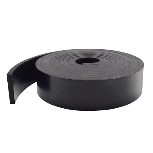 DEVNOL Neoprene Rubber Strip 5/16" Thick X 2" Wide X 12' Long Grade 65A for Gasket, Surface Protection, Sealing - size: 5/16" x 2" x 12'
