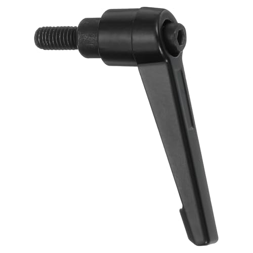 uxcell M6 x 12mm Adjustable Knobs Handle Male Thread Push Button Black - size: M6 x 12mm