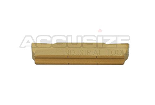 Accusize Industrial Tools Mgmn300 Tin Coated Carbide Inserts, 10 Pcs/Box, 2403-4026x10 - size: MGMN300