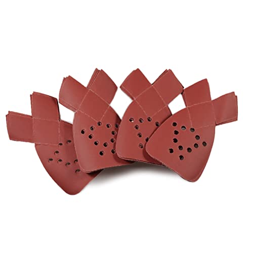 20 Pcs Mouse Detail Sander Sandpaper 800 Grit 12 Hole Mouse Sander Pads with 2 Extra Tips for Replacement Hook and Loop Sandpaper Triangle Sanding Sheets Aluminum Oxide Sanding Pads - style: 800 Grit
