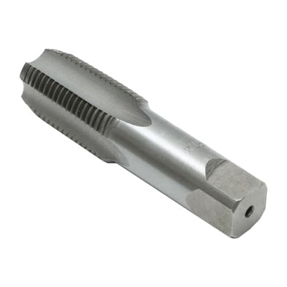 HFS(R) 1/2" NPT Pipe Tap – Carbon Steel Pipe Threading Tool for Industrial, Plumbing & Auto Repair, Professional DIY Thread Cutting - size: 1/2"