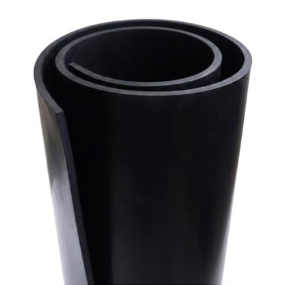 EPDM Rubber Sheet, Black, 60A, 0.250" x 36" x 36" - size: 36 x 36 x 0.25 in.