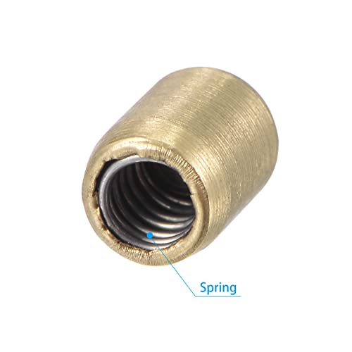 uxcell Brass Push Button Grease Oil Cup 4x5mm Ball Oiler for Lubrication System 10Pcs - size: 4x5mm