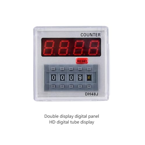 DH48J ‑ A Timer Relay, Digital Counter Delay Time Relay with LED Display 1 ‑ 999900 11 ‑ Pin, 24V AC/DC