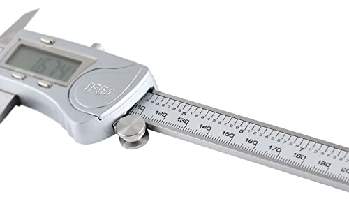 Accusize IP54 Digital Caliper, 0-12 in/300 mm, 2015-0300