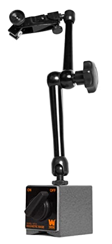 WEN Magnetic Base for Dial Indicators, Three Segment, Industrial Strength with Quick Release (10714) - style: Three-Segment Arm