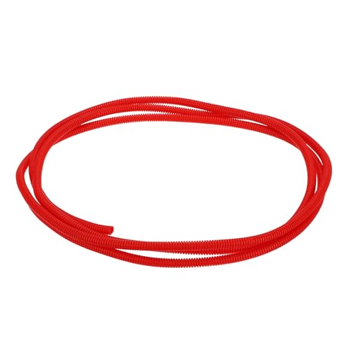 MECCANIXITY Plastic Split Wire Loom Tubing 1/4"(6.5mm) ID 10FT(3.0m), Red - color: Red, size: 1/4"(6.5mm) ID x 10FT(3.0m)