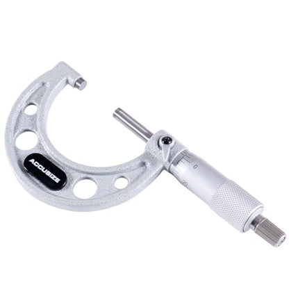 Accusize Industrial Tools 1-2 inch by 0.0001'' Ultra-Precision Outside Micrometer, Eg00-0002 - size: 1-2"