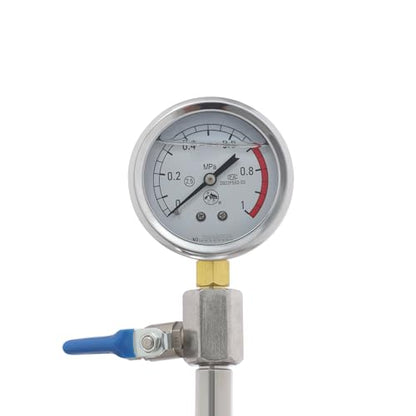 1.5″ NPT Bag Filter, Stainless Steel Bag Filter, 15-20 Ton/H Flow Rate,304 Stainless Steel Filter Solid-Liquid Separation Tool (No.1) - size: No.1