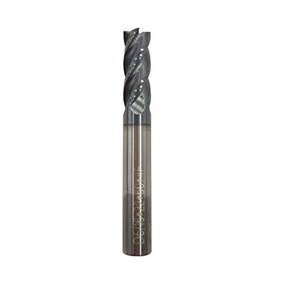 5/16" Carbide Square End Mill, HRC 45 Deg Single End 4 Flute AlTiN Coating Mill Bits (1, 5/16) - size: 5/16 in