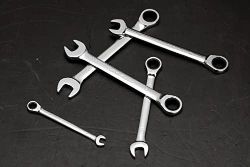 FLZOSPER 13mm Metric Ratchet Wrench,Box End Head 72-Tooth Ratcheting Combination Wrench Spanner - size: 13mm