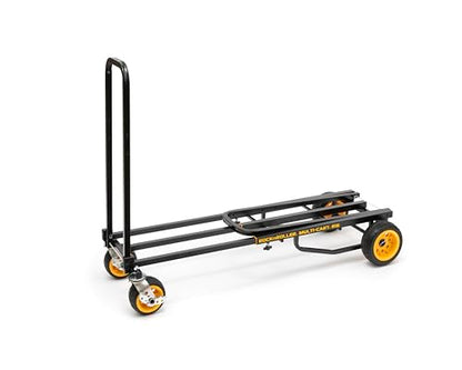 Rock-N-Roller R16RT (Max Wide) 8-in-1 Folding Multi-Cart/Hand Truck/Dolly/Platform Cart/34" to 52" Telescoping Frame/600 lbs. Load Capacity, Black - style: R16RT