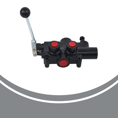 1 Spool 21GPM 4300PSI Hydraulic Directional Control Valve for Tractors Tractors Loaders Log Splitter SAE Ports Double Acting Valve