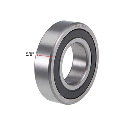uxcell 1654-2RS Deep Groove Ball Bearing 1-1/4"x2-1/2"x5/8" Chrome Steel - size: 1-1/4"x2-1/2"x5/8"