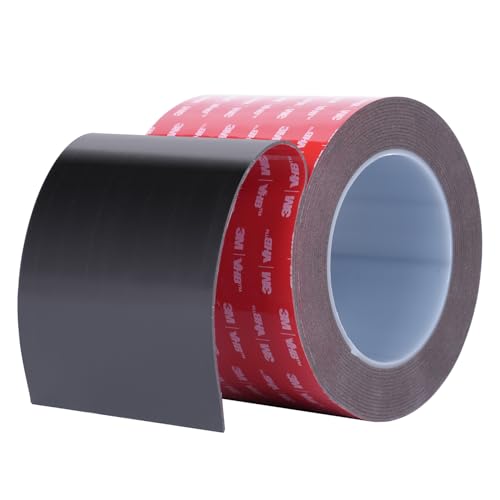Double Sided Tape Heavy Duty, Waterproof Mounting Foam Tape, 16.5ft Length, 3.54in Width, High Temperature Resistant Adhesive Tape for Car, LED Strip Light, Office Decor, Uses VHB 5952 Raw Material - size: 3.54in x 16.5ft