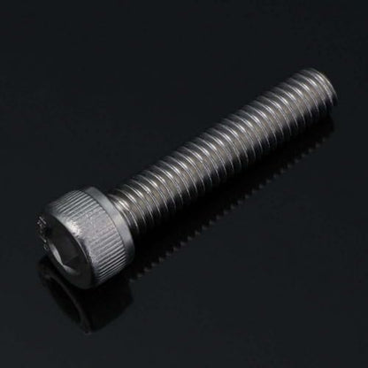 50 PCS Socket Head Cap Screw Assortment Set, M6 x 25mm, 30mm, 35mm, 40mm and 45mm, 18-8 Stainless Steel 304, Bright Finish - size: Assortment 25mm to 45mm