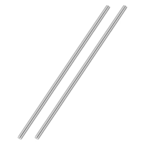 M4-0.7 Fully Threaded Rod 170mm Length Coarse Thread 2Pcs - size: M4‑0.7 170mm