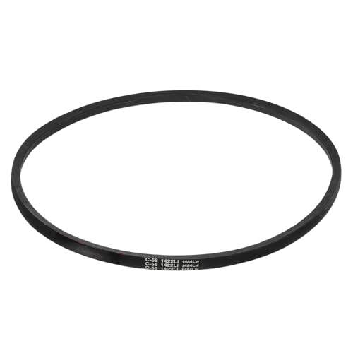 uxcell C56 Drive V-Belt 56 Inch (1422mm) Inner Circumference x 22mm Width x 14mm Height, Rubber V Belt for Power Transmission - size: C56