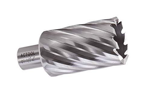 1-1/2" Diameter × 2" Depth of Cut HSS ANNULAR Cutter with 3/4'' Weldon Shank - size: 1-1/2'' x 2''