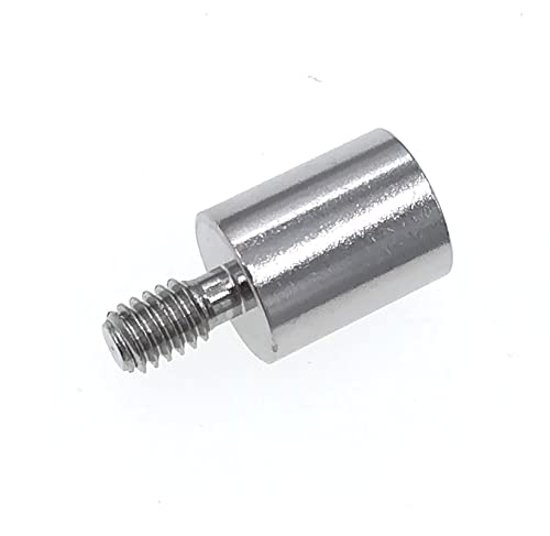SUXING Flat Contact Points 1/4" Diameter 5/16" Long for Dial Digital Indicator Depth Gauge Thickness Gauge 4-48 UNF Thread (4-48UNF 1/4“ Diameter) - size: 4-48UNF 1/4“ Diameter
