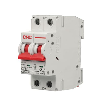 CNC DC Miniature Circuit Breaker, 2 Pole 1000V 6 Amp - style: 6 Amp