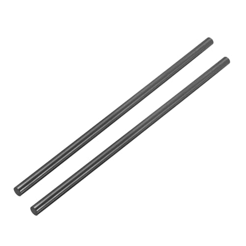 PATIKIL Graphite Rod 2 Pcs Graphite Stirring Rod 300x10mm Cylinder Stick - size: 300x10mm