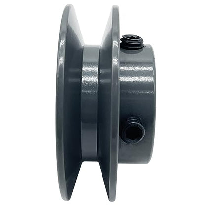 AK2512,AK25-1/2 V Belt Pulley,2.5 inch OD,1/2 inch Bore,Cast Iron Material, AK Single Groove v Belt Pulleys for "A" or ''4L" or "3L" Belts - size: 2.5 inch OD,1/2 inch Bore, style: 1 Groove