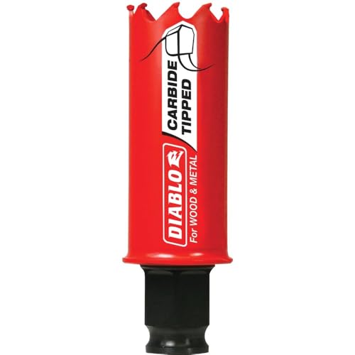 Diablo Carbide Teeth Hole Saw - 1-1/16" Diameter, 2-3/8" Length