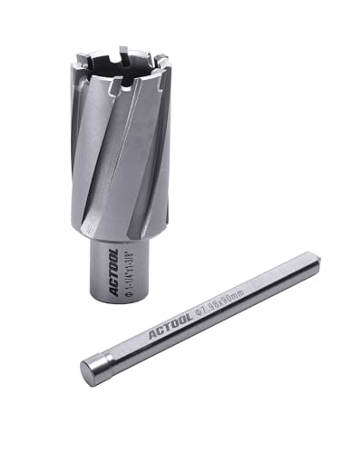 1-1/4'' Diameter x 1-3/8'' Depth of Cut Carbide Tipped TCT ANNULAR Cutter with 3/4'' Weldon Shank - size: 1-1/4'' x 1-3/8''