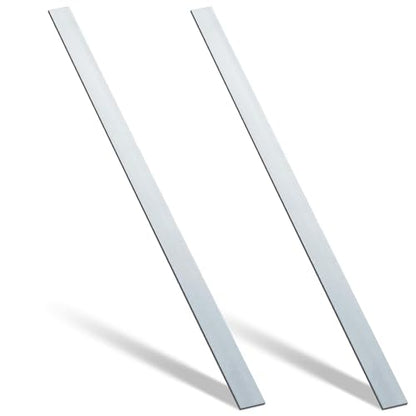 Yaocom 2 Pcs 304 Stainless Steel Flat Bar, 36" L,1-1/2" W,1/8" T - size: 36" L,1-1/2" W,1/8" T
