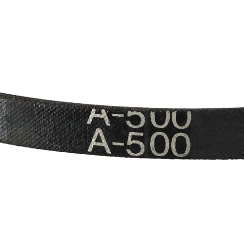 uxcell A500 V-Belts 500mm Inner Girth 13mm Top Width 8mm Thickness JIS Standard A-Section Rubber Drive Transmission Belt for Washing Machine - size: 500mm