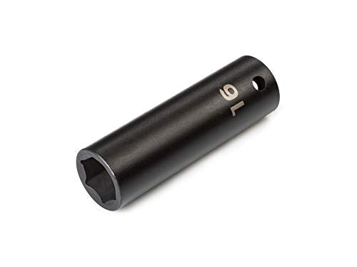 TEKTON 1/2 Inch Drive x 16 mm 6-Point Impact Socket | SID23116 - size: 16 mm, style: Deep