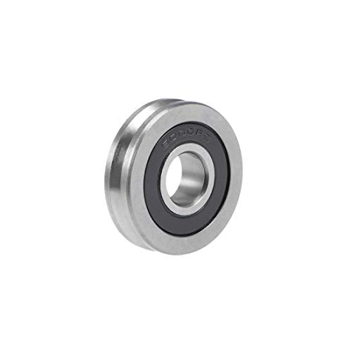 uxcell V6000-2RS V-Groove Ball Bearing 10x30x8mm Sealed Guide Pulley Wheel Bearings