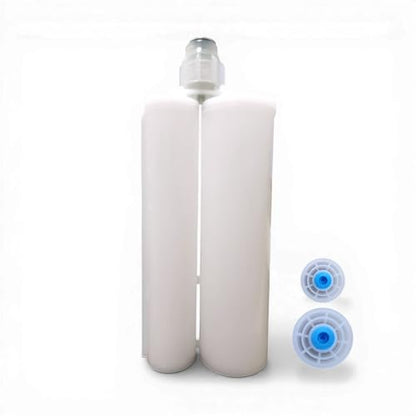 2-Part Empty Adhesive Cartridge, 400ml, 2:1 Ratio, C-System, Silicone Free, with Resealable Cap and Sealing Pistons, AC 400-02-10-01 (5)