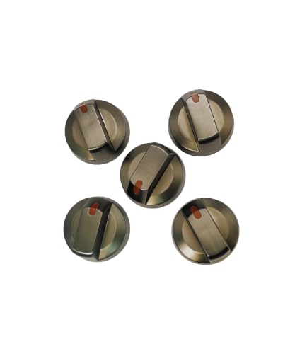 DG64-00473B Stove Knob for Samsung Gas Stove knobs with Samsung Range Oven NX58K7850SG NX58M6850SG NX58J7750SG NX58J5600SG 5 Pack