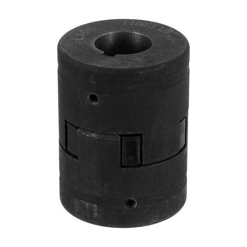 uxcell 1" to 1-1/8" L100 Flexible 3-Piece L-Jaw Coupling Coupler Set & Buna-N NBR Rubber Spider for Log Splitter Hybrid Equipment - size: 1" to 1-1/8", style: L100