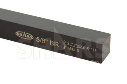 Shars (5 Pcs) 5/8" Indexable Carbide Turning Tool Set 404-1042 P] - size: 5/8" 404-1042