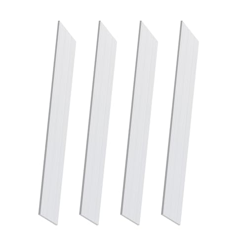 6061 Aluminum Flat Bar, 1/8" x 1.2" x 12" Rectangle Aluminum Bar Stock, T6511 Solid Mill Stock for Industrial Building, DIY Projects, Metal Crafting and Fabrication（4 Pcs ） - size: 1/8" x 1.2" x 12"