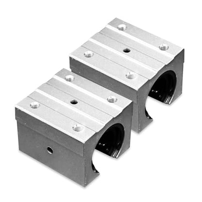2pcs SBR35UU Aluminum Block 35mm Linear Motion Ball Bearing Slide Block Match for SBR35 35mm Linear Guide Rail - size: SBR35UU-2PSC
