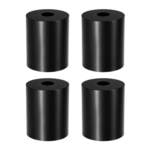 Multi Purpose Rubber Spacer, 10mm ID x 40 OD x 50mm T Neoprene Round Anti-Vibration Isolation Pads Bushings Spacer Washer Fit for HVAC Bolts Car Accessories (4 Pcs) - size: 10mm ID x 40 OD x 50mm T