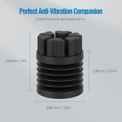 Anti-Vibration Feet for Bambu Lab X1 / X1C / X1E / P1P / P1S – 8 Pack Silicone Shock Absorber Feet, Noise & Vibration Reduction, Stable 3D Printer Accessories - color: X1 / X1C / X1E / P1P / P1S